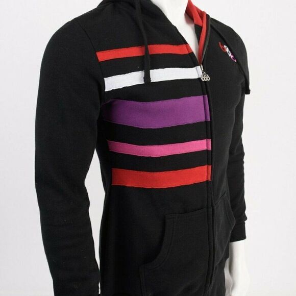 686 Womens Hoodie Sweatshirt S Black Full Zipper - Picture 5 of 6